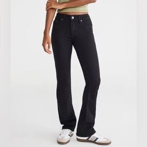 Aeropostale Black Mid Rise Boot Leg Jeans Women’s size 6